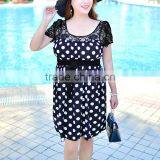 Nylon Plus Size One-piece Swimsuit thumbnail-2