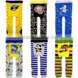 New Arrival Kids Leggings Bright Color Part Children Knitted Pants For Party Baby Pants SC40822-19