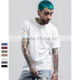 60%cotton 35polyester 5%spandex Rayon Slub Cotton T-shirts for Men thumbnail-1