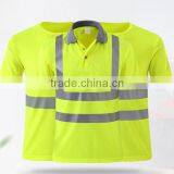 Wholesale High Viz Yellow Reflective Safety T Shirt thumbnail-1