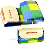 WATERPROOF ROLL-UP PORTABLE LIGHTWEIGHT OUTDOOR TRAVEL BLANKET thumbnail-1