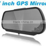 High Definition Bluetooth Handsfree 7 Inch Rearview Mirror GPS thumbnail-5