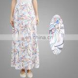 New Arrival Summer New Long Muslim Skirt Stylish High Waisted Printed Skirt For Women Plus Size Causal Long Maxi Skirt thumbnail-5