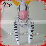 plastic animal inflatable zebra toy