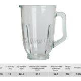 Professional Production Good Quality 1.5L Spare Parts Juicer Blender Soda-lime Glass Jar B16 thumbnail-1