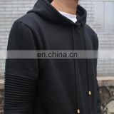 wholesale elongated hoodies - custom street side zip oversized tall elongated hoodies