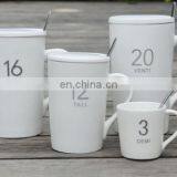 Customs Printing White Plain Ceramic Mug thumbnail-3