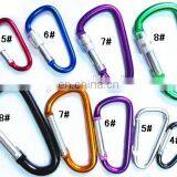 China Factory Wholesale Spring Snap Keychain Hook Carabiner Hooks
