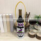Non Woven Fabric Tote Handbag for Wine With Halloween Holiday thumbnail-2