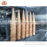 High Quality Commercial Automatic Rolled Sugar Biscuit Waffle Cones Baking Making Production Line Icecream Cone Machinery Price thumbnail-6