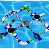 Aqua Park Equipment Aquapark 40m * 35m Plato 0.9mm PVC Inflatable Floating Water Park thumbnail-5