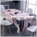 Waterproof Cotton Linen Nordic Fashion Style All Over Printed Fancy Table Cloth For Living Room Dining Room thumbnail-2