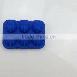 FDA LFGB Apporved Custom 6 Cavity Round Shape Silicone Ice Cube Tray thumbnail-6