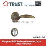 ZH015:TRUST Zinc Alloy Lever Door Handle With Escutcheon thumbnail-1