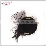 Black Decorative Mini Top Party Hats for Girls thumbnail-4
