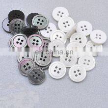 Small Natural White Black Shirt Custom 4-Holes Mother Of Pearl Buttons For Clothes