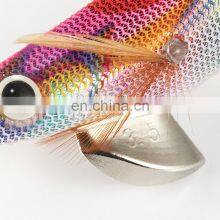 Multiple Colors 18.5g/11cm Hard Fishing Shrimp Baits Luminous Squid Jig Lures thumbnail-5