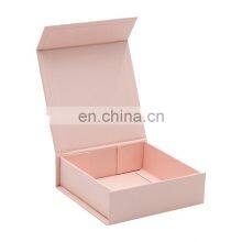 Wholesale Small Pink Magnetic Folding Jewelry Gift Box Packaging for Small Business thumbnail-5