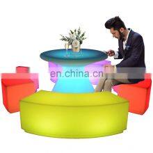Commercial Garden Patio Outdoor Event Party Hookah Lounge Led Bar Furniture Table and Chairs Sofa Set thumbnail-3