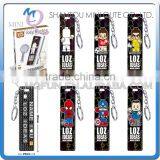 Mini Qute LOZ Marvel Avenger Super Hero Spiderman Captain American Block Plastic DIY Building Blocks Key Chain Educational Toy
