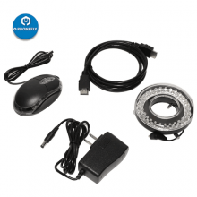 Integrated Trinocular Stereo White Microscope With LCD Display Screen thumbnail-2