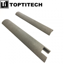 Customized 30 Microns Porous Titanium Curved Microplate for Filtration Porous Titanium Filter Plates PEM Electrolyzers