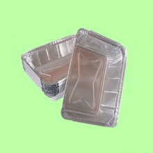1100ml Square Disposable Aluminum Foil Ovenable Food Baking Tray