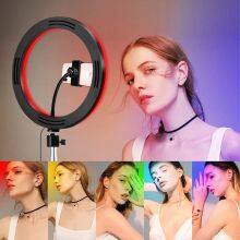 Ringlight Ring Fill Light Lmap 12 Inch Tiktok Youtube Video Photographic RGB Selfie Led Ring Light With Tripod Stand thumbnail-2