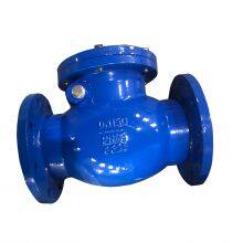 DIN PN16 Duction Cast Iron Body Flang Swing Non Return Check Valve thumbnail-3
