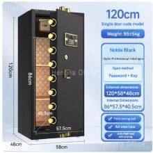Programmable Digital Security Hotel Safe | With Emergency Key Override | 120cm Commercial Code Safe for Hospitality Industry thumbnail-1