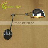 Adjustable Machine Arm Chrome Finished Corridor Wall Light for Home thumbnail-3