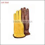 Men's Touchscreen Sheepskin Leather Gloves thumbnail-1
