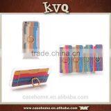 Leather Coated Soft TPU Case for IPhone 6 Ring Grip Stand Holder Cover Case thumbnail-1