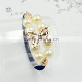Elegant Women Hair Accessories Charm Pearl Rubber Bands Headwear Girls Elastic Hair Bands thumbnail-4