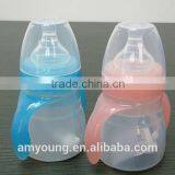Korean Fashion Silicone Baby Nipple and Bottle Temperature Feeding Bottle Liquid Silicone Baby Bottles