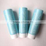 blue color plastic tube for cosmetic hair shampoo