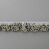 Wholesale 20mm Rough Coins Dalmatine Jasper in Loose Gemstone thumbnail-1