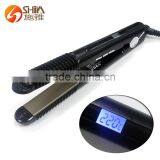 Japanese Technology 2 in 1 White Black Flat Iron Hair Straightening Iron and Hair Curler With LED/LCD Display in China SY-868A thumbnail-2
