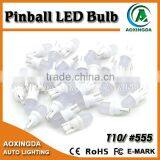 #555 T10 Wedge Pinball Led Frosted Lens