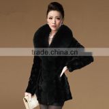 Newest Mink Fur Coat Women Fashion Fox Wool Fur Coat 2013 "11"