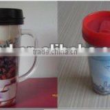 promotional plastic tumblers with lids and handles