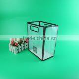 OEM Factory Custom Die Cut Plastic Bag, Wine Handle Bag, Cheap Plastic pp Tote Bag for Candies thumbnail-3