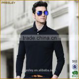 Presley oem hot sale custom cotton black mens polo shirt with cheap price