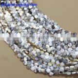 Dendrite Opal Hand Made 4.75 mm Faceted Heart Shape, 6" Strand Length 100% Natural Gemstones thumbnail-2