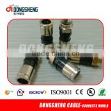 High quality Compression F Connectors RG6                        
                                                Quality Choice