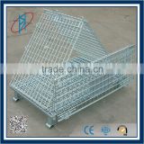 Foldable Wire Basket For Warehouse