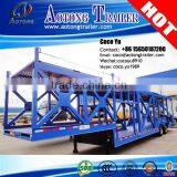 AOTU Transporation Hydraulic Tri Axles Car Hauler Suve Carrier Trailer Truck for Sale thumbnail-6