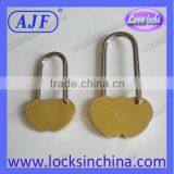 AJF 40 and 50MM Heart Love Pad Lock for Valentine's Day Subject