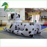 Lovely White Bounce Soft Pool Kid Toy Inflatable Spotted Dog Cartoon Design thumbnail-3