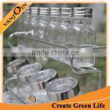 2-Tier Kitchen Cabinet Storage Iron Metal Stand Spice Holder thumbnail-4